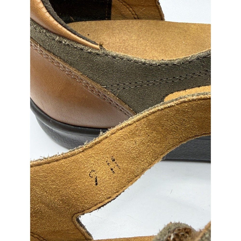 SAS Eden Women's Leather Clogs Mary Jane Platform Leather shoes Sz 9 Comfort - Picture 8 of 8